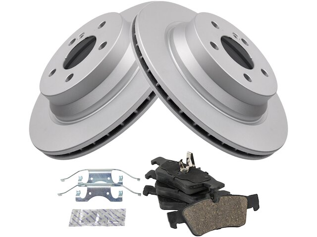 For Mercedes-Benz CLS400 15-18 ACDelco 18A1674AC Silver Vented Rear Brake Rotor - View #7