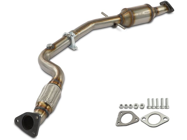 thumbnail interactive-video image 1 of QUICK EXHAUST Rear Catalytic Converter With Flex Pipe For 2011-2015 Chevy Cruze 1.8L – EPA Approved 1 of 2
