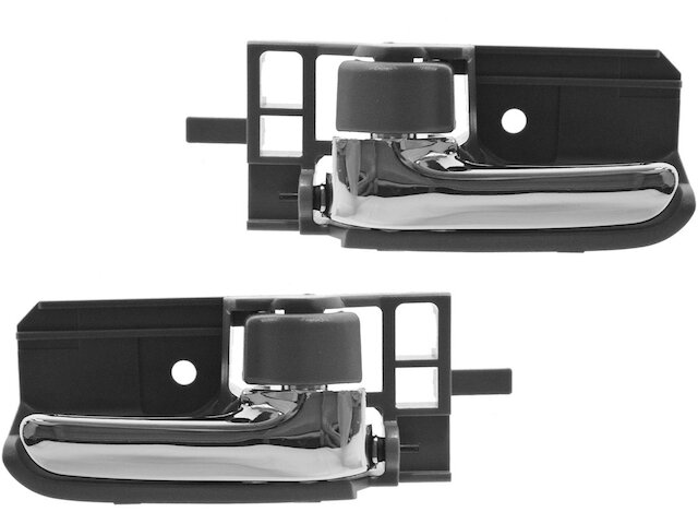 Evan-Fischer Interior Door Handle Set (Beige, 2-Piece) - Direct Fit For 2003-2008 Toyota Corolla & More