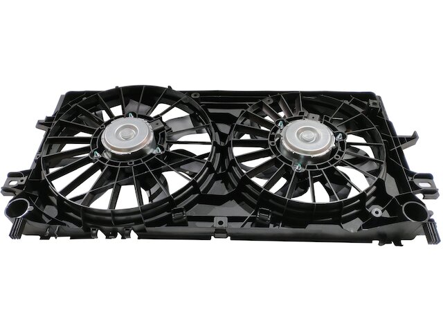 thumbnail image 2 of Front Radiator Cooling Fan Assembly For 2006-2011 Chevy Impala 3.9L – Dual Fans, 12V 2 of 5