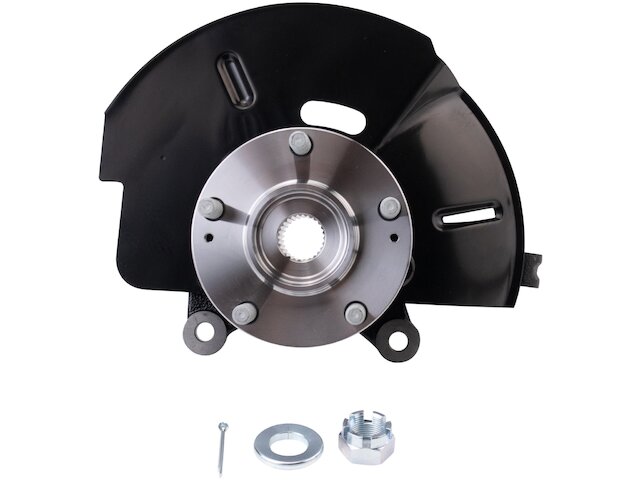 TRQ Front Right Steering Knuckle - Passenger Side Compatible With 2010-2013 Hyundai Tucson & 2010 Kia Sportage