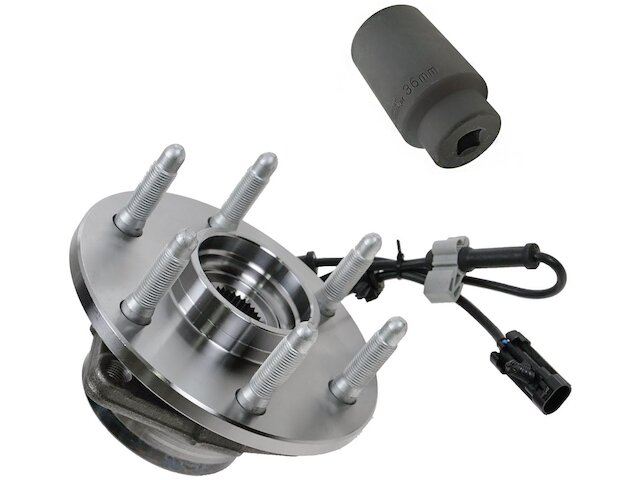 TIMKEN Front Wheel Bearing Hub – Pair For Chevy Silverado 1500 1999-2006 4WD, 6-Lug, 33 Spline, ABS