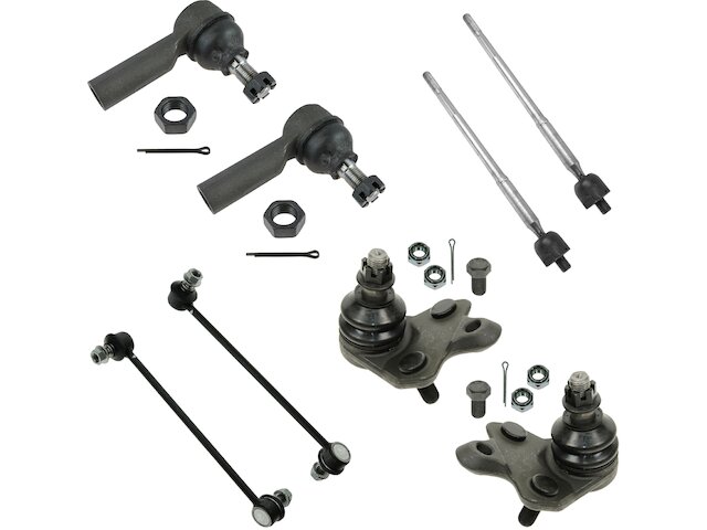 8x Front Control Arm Tie Rod End Ball Joint Sway Bar For 2003-2008