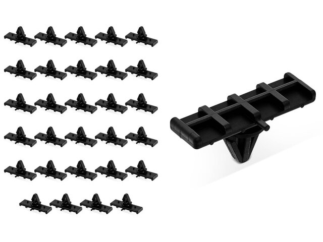 thumbnail interactive-video image 1 of 1999-2004 Ford Mustang Rear Bumper Cover Hardware Retainers (5 Pieces) 1 of 6