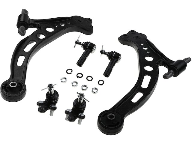SCITOO Front Lower Control Arm & Tie Rod Kit For Lexus ES300 1997-2001 – Greasable, Adjustable, 10-Piece Set