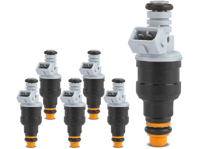 Set Of 6 OEM Ford Fuel Injectors For 1993-1996 F-350 4.9L – Remanufactured, Lifetime Warranty