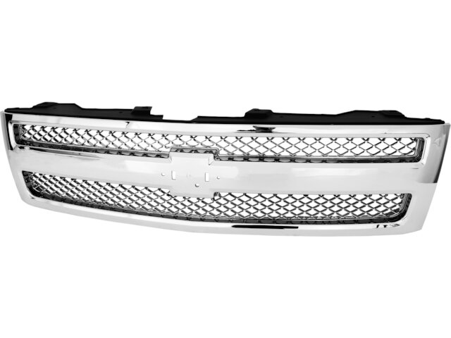 Car Front Grille For Chevrolet For Silverado 1500 2007-2013 Black Car Honeycomb Mesh Front Bumper Center Grille Upper Grill Front Bumper Grill