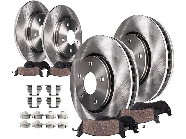 Evan-Fischer Front Disc Brake Rotors Set – 2-Wheel – Fits 2006-2014 & 2016-21 Nissan Maxima – 320mm Vented Plain
