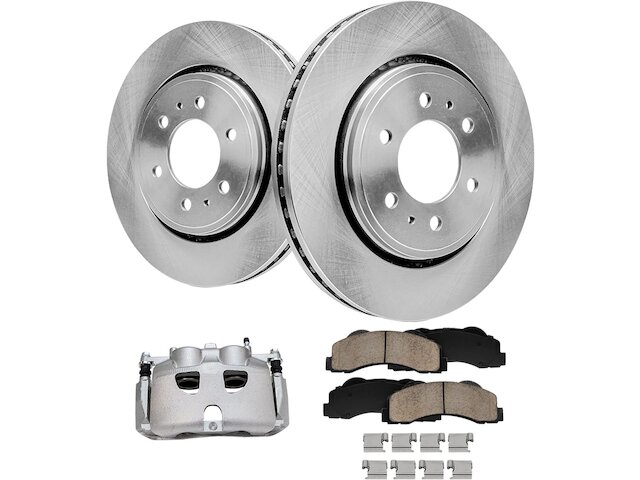 APM 11" Front Disc Brake Rotor & Pad Kit With Bearings & Seals – D3EA Certified, 4-Year Warranty, 160458
