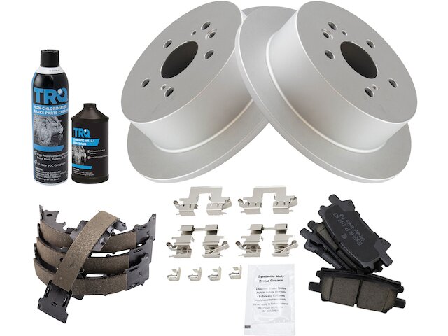 2006-2008 Lexus RX400h Brake Rotor - Detroit Axle R.31356x2 - Rear