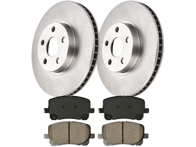 2003-2006 Pontiac Vibe Brake Rotor - TRQ BKA01822 - Rear