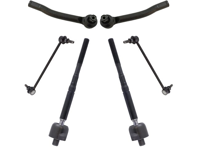 Evan-Fischer Front Inner & Outer Tie Rod End Set (4 Pieces) For 2013-2019 Nissan Sentra & Leaf