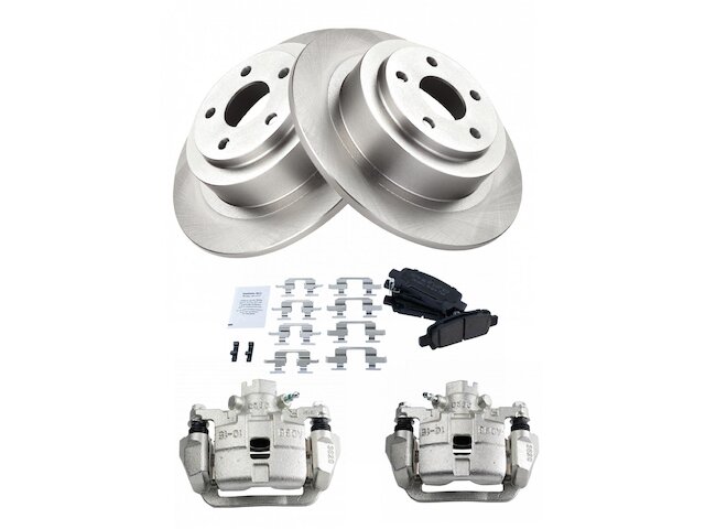 Detroit Axle Front & Rear Ceramic Brake Pads And Rotors Kit For 2005 Subaru Outback 3.0L