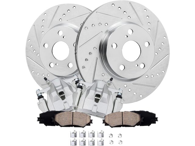 Dynamic Friction Rotore Freno Anteriore – 600-64001, 1 Pezzo, G3000/G11H18, Lavorato CNC - 2