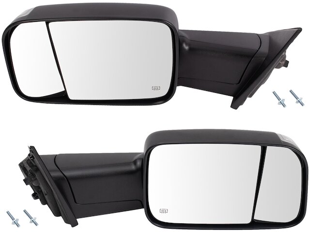 For 2019-2025 Dodge Ram 1500 Chrome Mirror Cover Overlay (W/ Turn