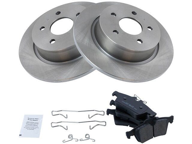 thumbnail image 2 of Detroit Axle Brake Kit For 2018-2023 Ford Transit Connect – Front & Rear Ceramic Pads, Vented/Solid Rotors 2 of 6