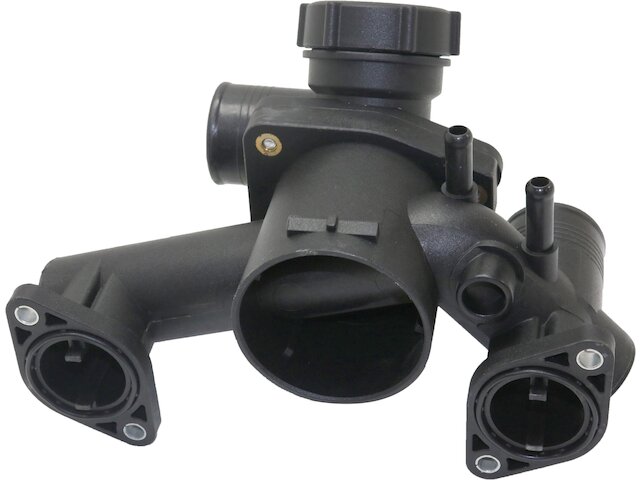 4 Mounting Hole Thermostat Housing A-Premium Engine Coolant Thermostat Housing Assembly - Fits Ford Thunderbird 2003-2005 & Lincoln LS 2003-2006 V8 3.9L Lincoln LS Cooling System Housing - View #6