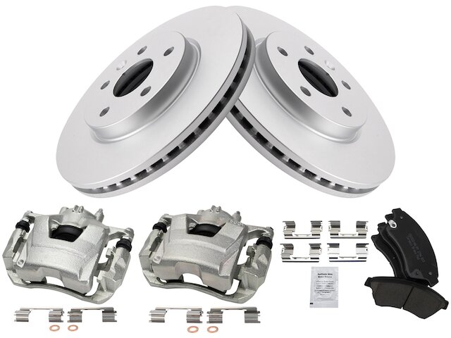 Front and Rear Drilled Brake Rotors & Brake Pads for Chevy Cruze Front and Rear Drilled Brake Rotors & Brake Pads for Chevy Cruze