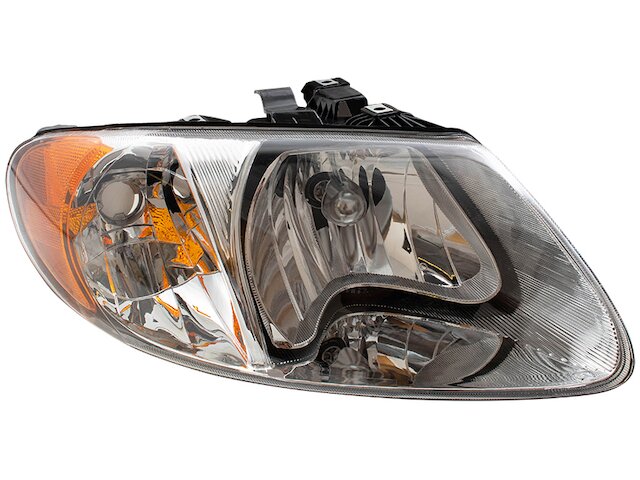 Pair Halogen Headlights Assembly For Chrysler Town & Country 3.3L 3.8L 2005-2007