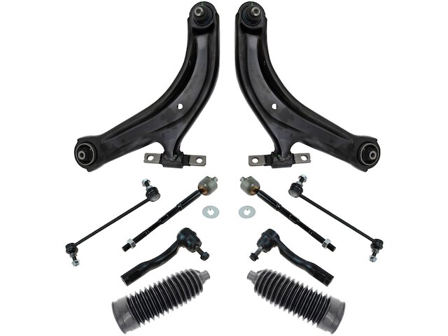 Complete Auto Transmissions For Nissan Sentra Complete 8-Piece Front Lower Suspension Kit For 2007-2012 Nissan Sentra - Includes Control Arms, Ball Joints, Tie Rod Ends & Links Lower Kits & Parts For