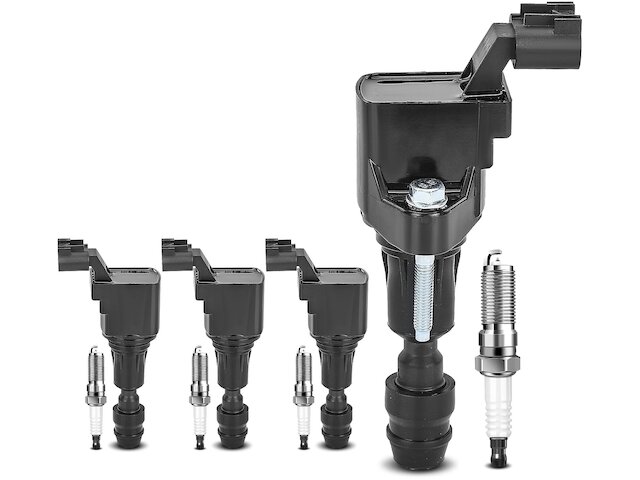 Set Of 4 Evan-Fischer Ignition Coils Fit Chevy Equinox Malibu Cobalt & GMC Terrain (2010-2017) - Direct Replacement For 13459381