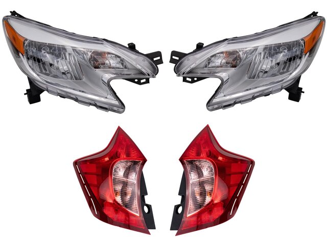thumbnail image 2 of CAPA Certified Right Side Headlight For 2014-2016 Nissan Versa Note – Halogen With Bulb 2 of 4