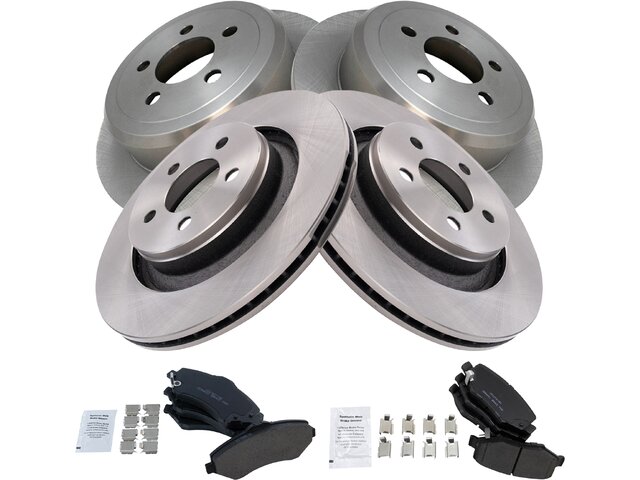 2008-2012 Jeep Liberty Brake Shoe Set - Detroit Axle 4P50345