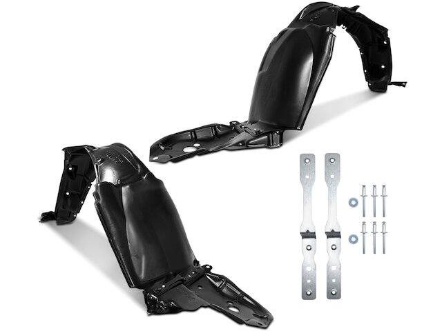 AM Autoparts Front Inner Fender Liner Set – Toyota Prius 2010-2015, Left & Right, TO1248158 TO1249158