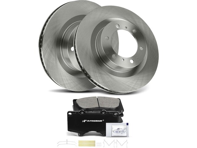 FRONT Brake Rotors + Ceramic Pad for 2010-2014 2015 2016 2017 2019 GX460 4Runner