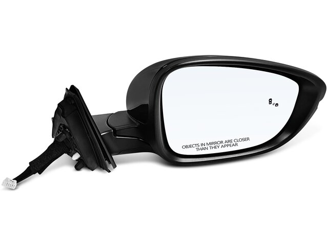 Left Driver Side Power Fold Mirror For Honda Accord Sedan 2013-2016 – Black Finish, 3-Pin Plug