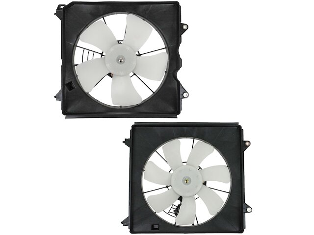 Topcn A/C Condenser Radiator Cooling Fan For 2008-2012 Honda Accord 2.4L – Driver Side