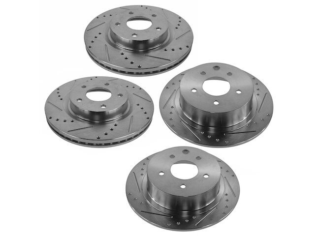 Front Brake Rotors Set For 2020-2024 Ford Mustang