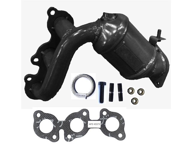 thumbnail image 2 of Complete 3-Piece Catalytic Converter Set For 2001-2003 Toyota Sienna 3.0L - EPA Certified, Bolt-On Kit With Hardware 2 of 4