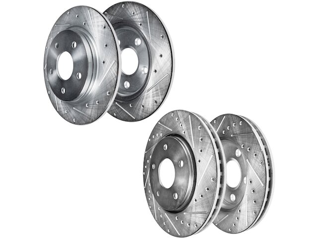 thumbnail image 2 of Detroit Axle Front Brake Kit For 2019-2021 Buick Encore – 4 Rotors & Ceramic Pads, 10-Year Warranty 2 of 2