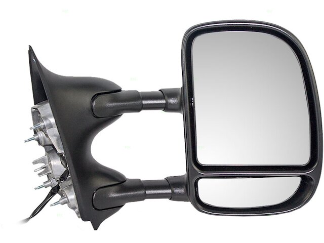 Chrome Mirror Covers For 1999-2007 Ford Super Duty – Towing Mirrors With Turn Signal Cutouts – Glossy Upgrade