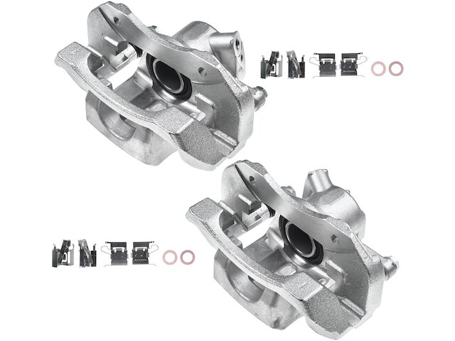 Pair Rear Disc Brake Calipers With Brackets For Toyota Prius V 2012-2017 1.8L