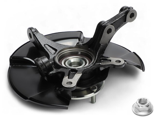 Front Wheel Hub Bearing 2x Front Wheel Hub & Bearing Assembly For