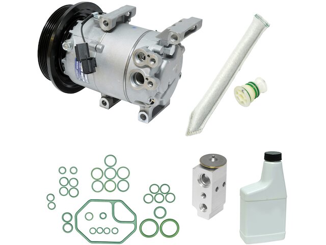 AC A/C Compressor with 4-Groove Pulley for Kia Soul 2010 2011 Hatchback L4 2.0L