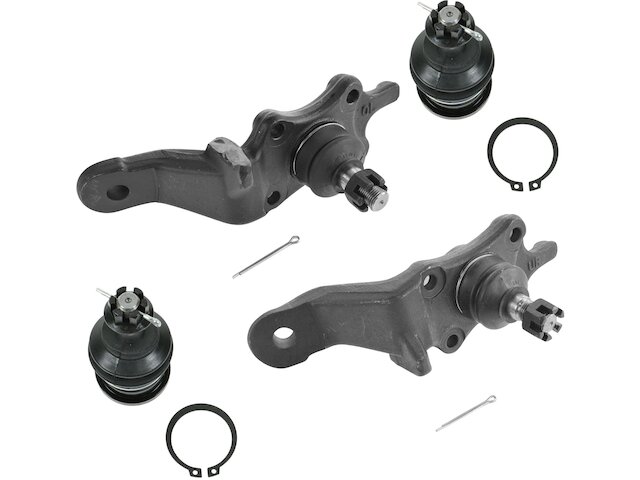 TRQ Front Upper Lower Ball Joint Suspension Kit Set 4pc Compatible TRQ Front Upper Lower Ball Joint Suspension Kit Set 4pc Compatible