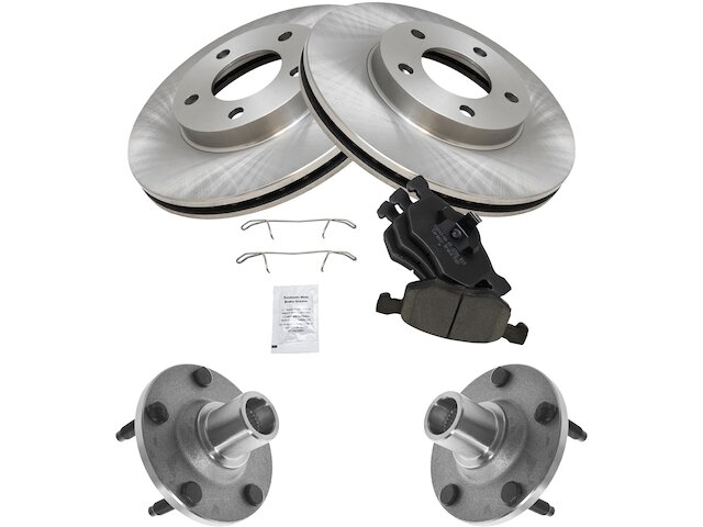 Front Brake Disc Rotors (278mm) For 2001-2007 Ford Escape - Pair, Replaces BD125725E
