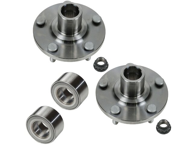 Front Steering Knuckles And Wheel Hub Bearings Set For Toyota - Foto 4