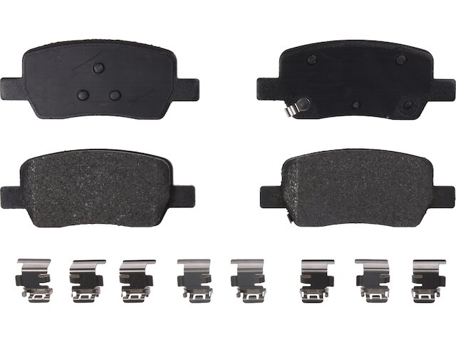 Detroit Axle Front And Rear Ceramic Brake Pads & Disc Rotors Kit For 2021-2023 Hyundai Santa Fe & Kia Sorento