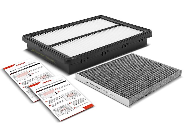 Combo Set – Engine & Carbon Cabin Air Filter – For Hyundai Santa Fe Sport L4 2017-2018