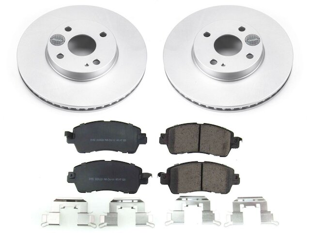 Complete Brake Kit For Scion XA/xB 2004-2006 – Front Ceramic Pads/Rotors & Rear Shoes/Drums/Hardware