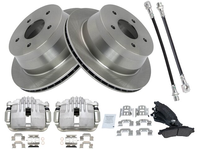 thumbnail image 2 of Evan-Fischer Rear Disc Brake Rotor Set – 1998-2004 Chevy S10, GMC, 5 Lug, Vented, Plain Surface 2 of 6