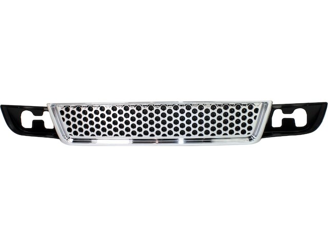 Grille Assembly Compatible With 2007-2014 GMC Yukon XL 1500 Chrome Shell with Textured Black Insert