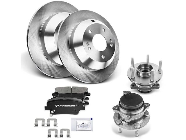 HQ Brakes Rear Disc Brake Kit For 2011-2014 Kia Sorento – 2 Rotors & Ceramic Pads