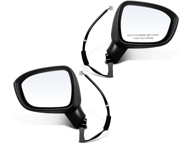 Mzorange Right Passenger Side View Mirror For Nissan Rogue 2014-2019 – Heated, Power Fold, Camera, 13-Pin, Prime White