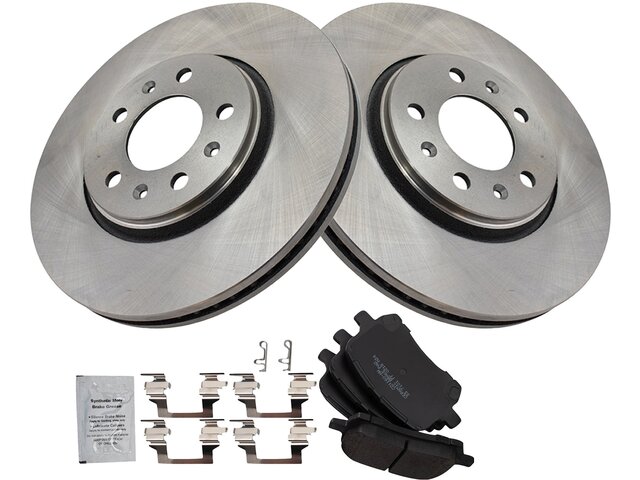 2006-2009 Pontiac Solstice Brake Rotor - TRQ BKA11946 - Front