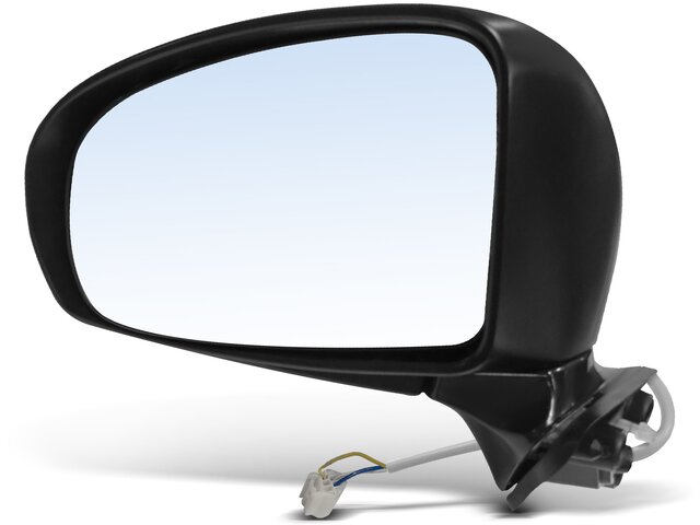 AM Autoparts Power Heated Side View Mirror Set Left & Right For 2010-2015 Toyota Prius, Black Textured, Direct Fit